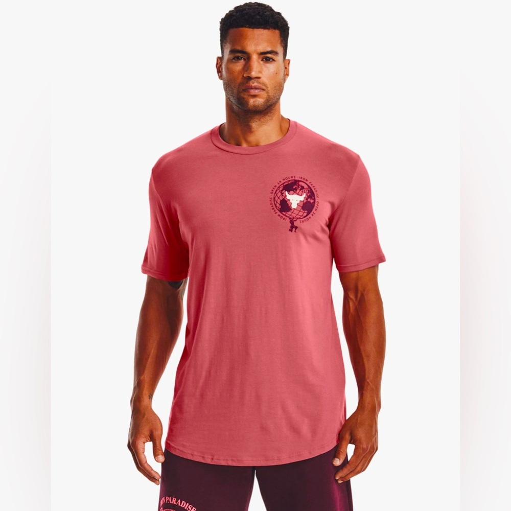 Under Armour Project Rock Men’s XL Open 24 Hours Graphic T-Shirt Training